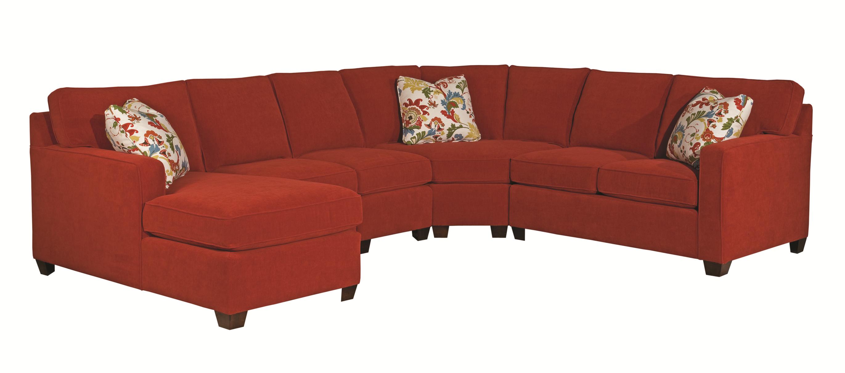 Kincaid Furniture Brooke Five Piece Sectional Sofa Johnny Janosik